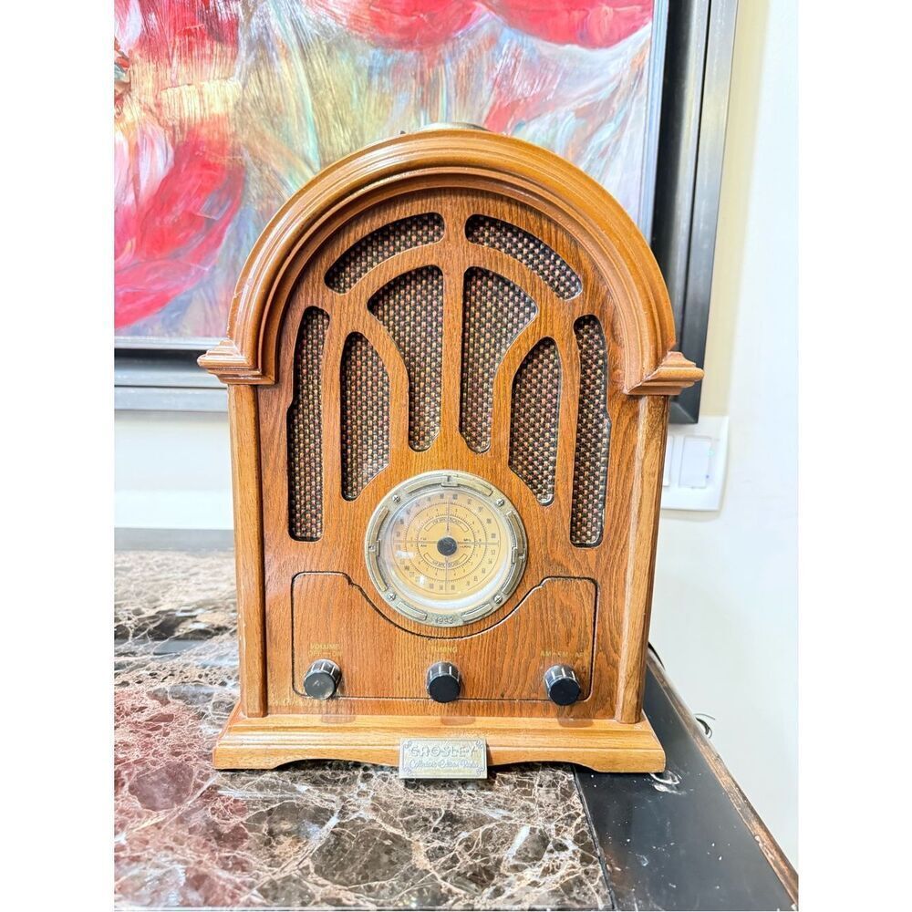 Vintage Crosley Cathedral Radio Cassette Player - Collector’s edition